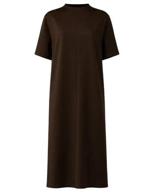 Carven Dr414 Kleid Mit Offenem Rücken - Schwarz