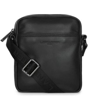 Lancaster Cross Body Messenger - Black
