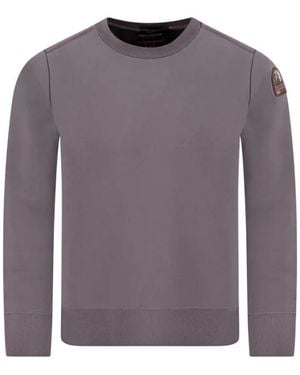 Parajumpers Hoodies & Sweatvesten ,Grijs ,Katoen K2 Crewneck Sweatshirt - Paars