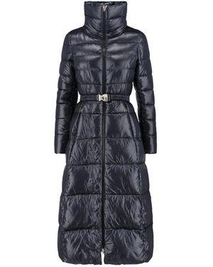 Herno Gestreepte Gewatteerde Donsjas - Blauw