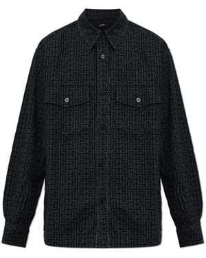 Balmain Denim Shirts - Blu