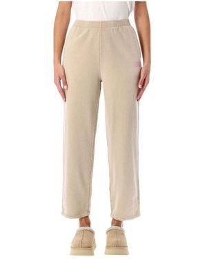 American Vintage Comfortabele Joggingbroek Met Elastische Tailleband - Naturel