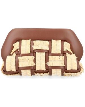 THEMOIRÈ Clutches - Marrone