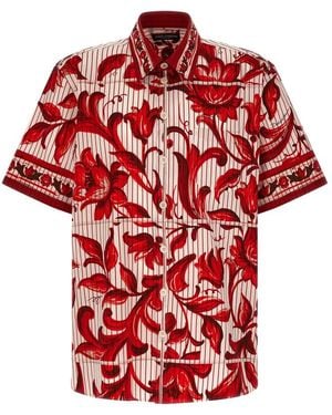 Dolce & Gabbana Short Sleeve Shirts - Red