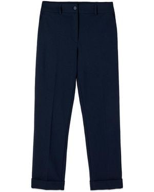 Oltre Cropped Trousers - Azul