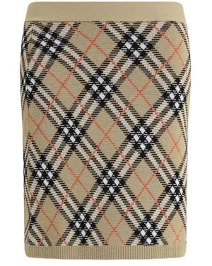 Burberry Archivio Check Miniskirt - Multicolour
