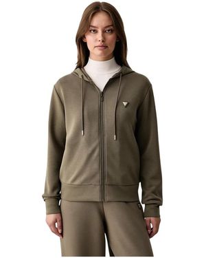 Guess Olympe Zip-Through Hoodie - Bruin