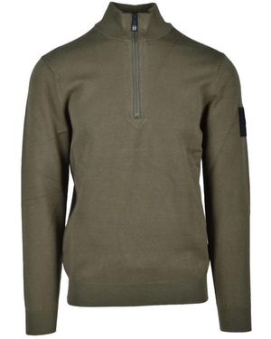 OUTHERE Top elegante in viscosa - Verde