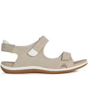 Geox Flat Sandals - White