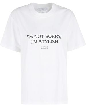 Isabelle Blanche T-Shirts - Blanco