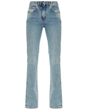 Balmain Jeans ,Blauw ,Denim Straight-Leg Jeans