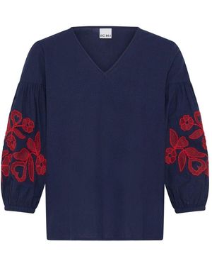 Ichi Overhemden ,Blauw ,Ihginola Blouse