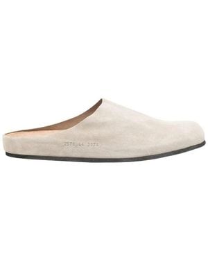 Common Projects Wildleder Clog - Weiß
