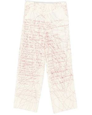 Kidsuper Straight Trousers - Natural