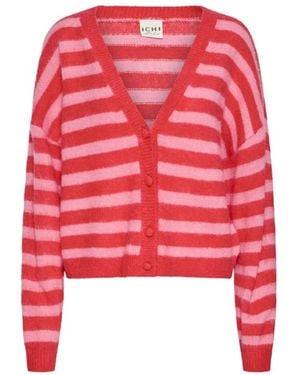Ichi Strickjacke - Rot