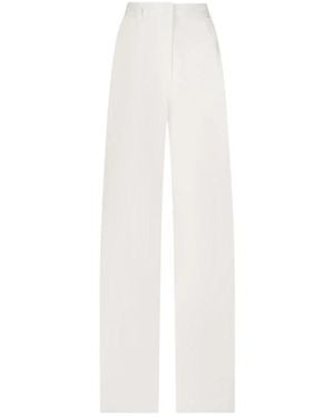Thelatest Wide Trousers - Bianco
