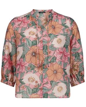 Zero Overhemden ,Veelkleurig ,Denim Blouses - Rood