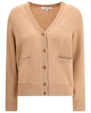 Maison Kitsuné Baby Fox Cardigan - Naturel