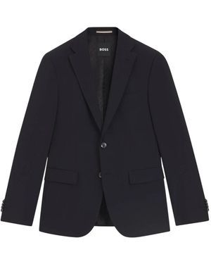 HUGO Single Breasted Suits - Bleu