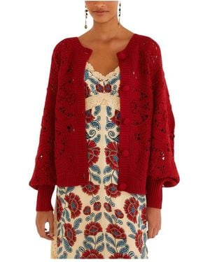 FARM Rio Cardigans - Rouge