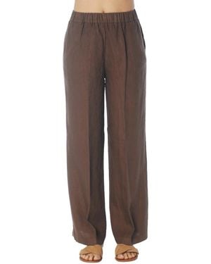 ROSSO35 Pantalone Ampio Con Elastico - Braun