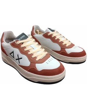 Sun 68 Sneaker Big Basket - Mettallic