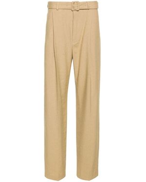 Dries Van Noten Wide Trousers - Natural