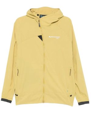 Klättermusen Jassen ,Bruin ,Nal Hooded Jacket - Geel