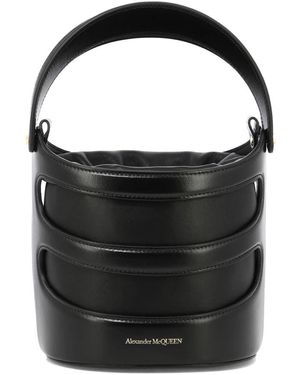 McQueen Bucket Bags - Negro