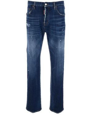 DSquared² Straight Jeans - Bleu