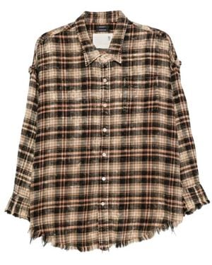 R13 Shirts - Marrone