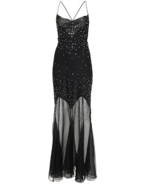 Rabanne Maxi Jurken - Zwart