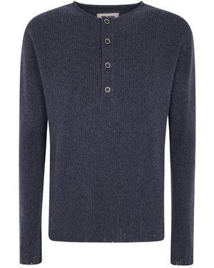 Uma Wang Round-Neck Knitwear - Azul