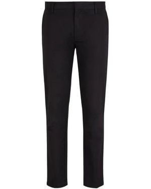 Emporio Armani Slim-Fit Trousers - Noir