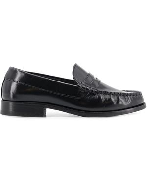 Alohas Rivet Leren Loafers - Zwart