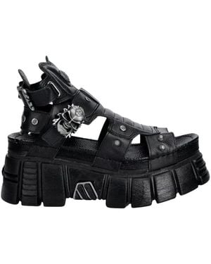 New Rock Ankle Boots - Noir