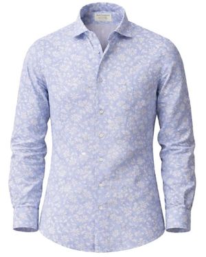 Mazzarelli Casual Shirts - Blue