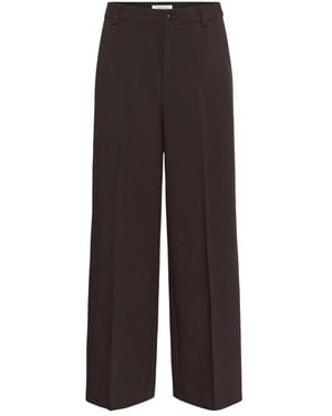 Part Two Broeken ,Bruin ,Polyester Ninnesa Pw Pa Wijde Broek
