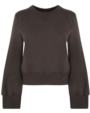Sacai Hoodies & Sweatvesten ,Bruin ,Sweatshirts
