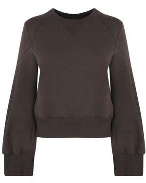 Sacai Hoodies & Sweatvesten ,Bruin ,Sweatshirts