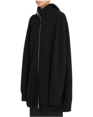 MM6 by Maison Margiela Cardigans - Black