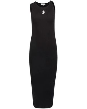 JW Anderson Midi Dresses - Black