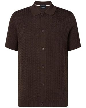 Joop! Tristao Strickhemd - Braun