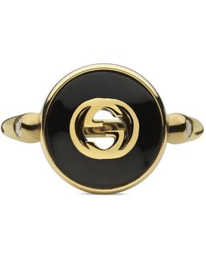 Gucci Interlocking Ring - Zwart