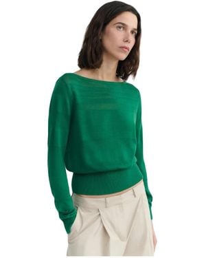 Thinking Mu Be Semi Transparent Knitted - Grün