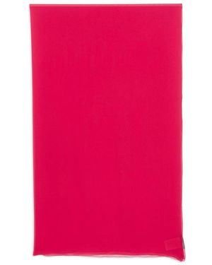 Alberta Ferretti Accessoires ,Rood ,Zijdeachtige Sjaal - Roze