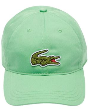 Lacoste Verde big croco cappello