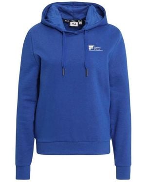 Fila Hoodies & Sweatvesten ,Blauw ,Katoen Surf The Web Sweatshirt