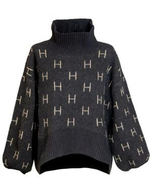 Hèst Fam Suéter Corto, Mujer, Talla - Negro