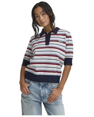 Ball Round-Neck Knitwear - Blue